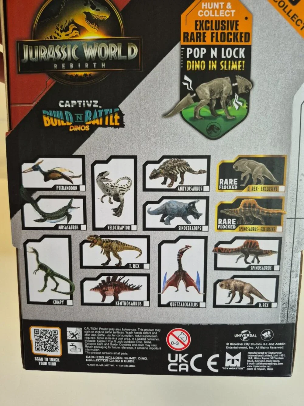 Jurassic World Rebirth Captivz Slime Egg Dinosaur Collectible Sealed